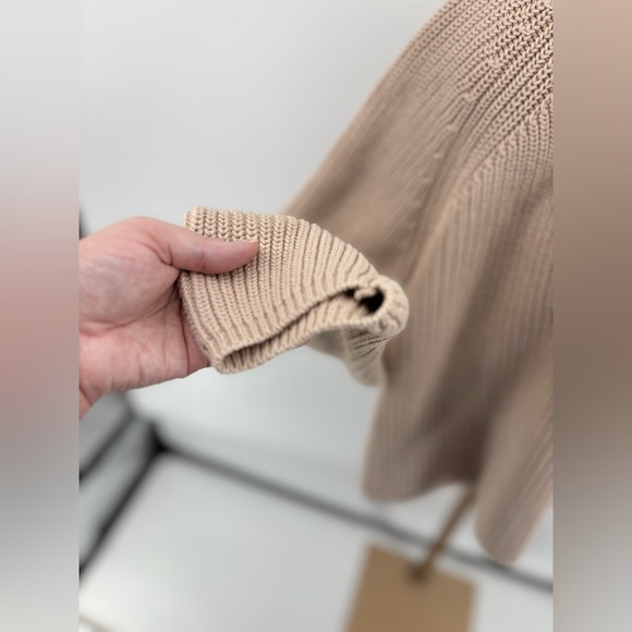 JENNI KAYNE Cotton Fisherman Crewneck Sweater Womens Size 1X Minimalist - Picture 7 of 10